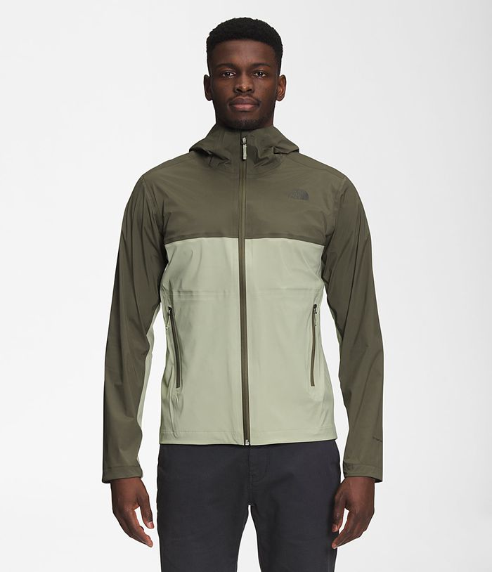 Chubasquero The North Face Hombre Verde Oliva West Basin Dryvent™ 15904NXJC